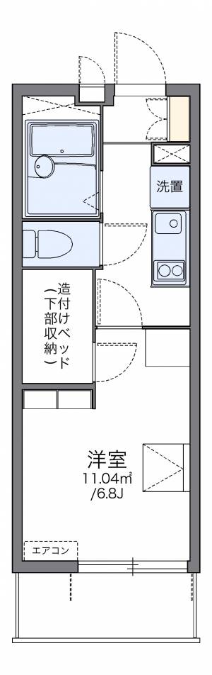 レオパレス辻町II 305の間取り画像