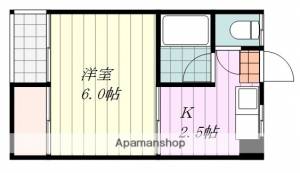 野中ビル 201の間取り画像