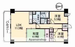 ライオンズマンション松山本町 1004の間取り画像