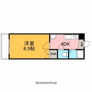 道後今市マンション 303の間取り画像