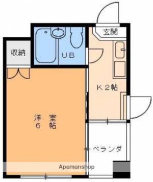 京屋マンション 401の間取り画像