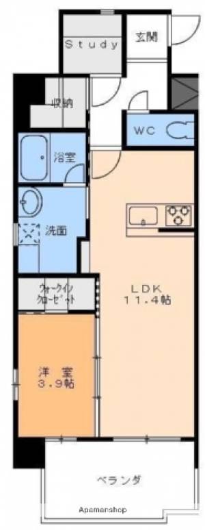 ＡＮＮＥＸ道後湯築 306の間取り画像