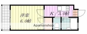 オックスフォードサーカス山越 405の間取り画像