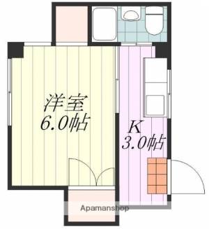 メゾンＡＤＩＩＩ 203の間取り画像