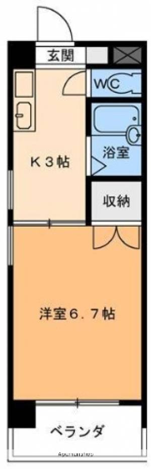 エクシード緑町 303の間取り画像