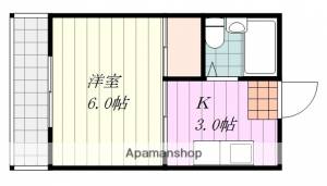 キャッスル本町 403の間取り画像