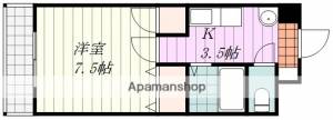 ダイヤモンドビュー衣山 401の間取り画像