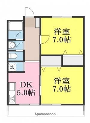 ソレイユ中央 406の間取り画像