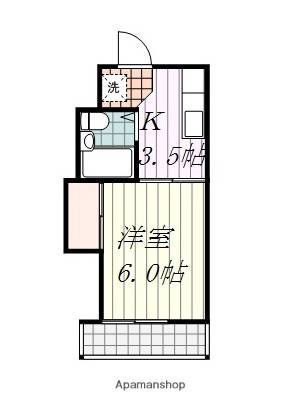 コーポラス北代 403の間取り画像