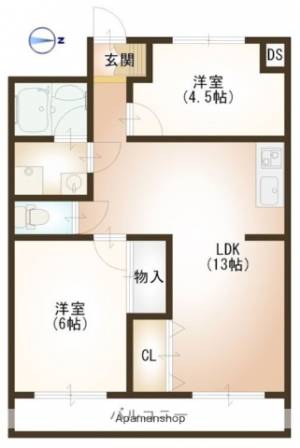 倖久三番町ビル 903の間取り画像