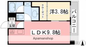 ヴァレーレ喜与町 902の間取り画像