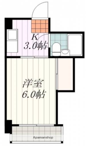 ブランノワール三番町 302の間取り画像