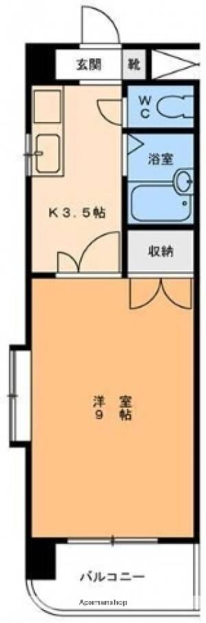 サンループ大手町 503の間取り画像