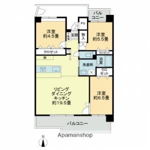 労住協千舟町ハイツ 605の間取り画像