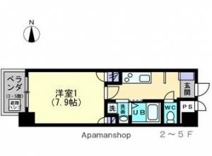 ミモザヒルズ古町 204の間取り画像