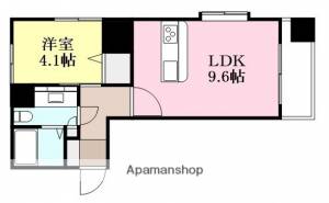 ヴァレーレ県庁前 1106の間取り画像