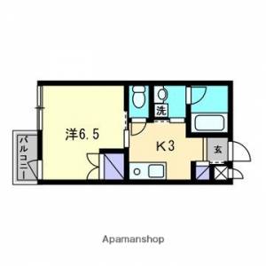 ジャンヌ喜与町 506の間取り画像