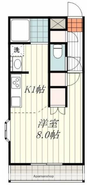 ブランノワール姫原 303の間取り画像