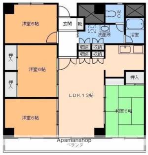 ライブタウン高砂 1002の間取り画像