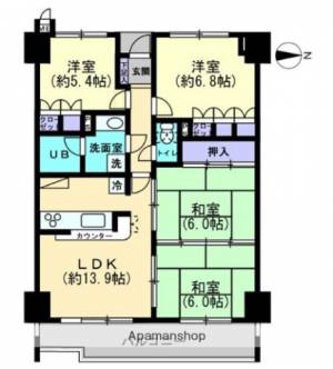 サーパス萱町 307の間取り画像