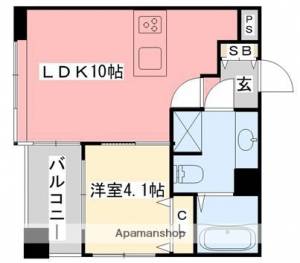 ヴァレーレ萱町 502の間取り画像