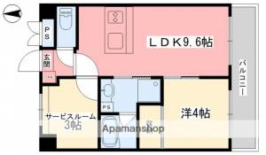 アスティオン本町 206の間取り画像