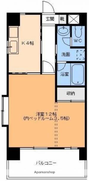 パークハイツコミセン前 803の間取り画像