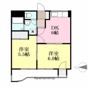 サングレース久万ノ台 603の間取り画像