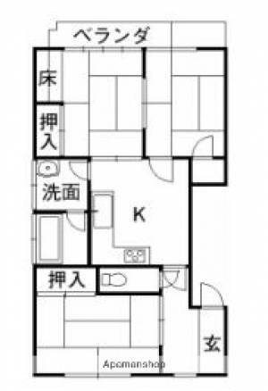 トーヨビル 301の間取り画像