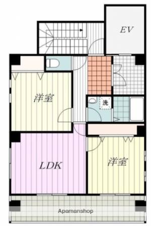 ベルジュ三番町 1101の間取り画像