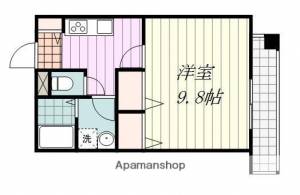 アヴァンサ千舟 806の間取り画像