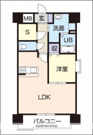 モンテルーチェ千舟町 801の間取り画像