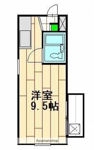 コーポ福住清水町 101の間取り画像