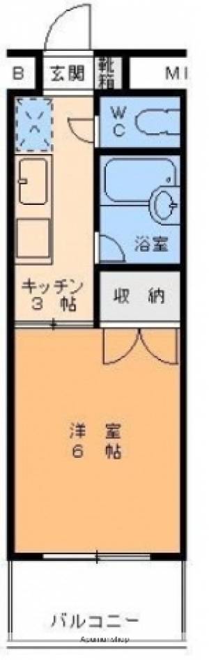 サンシャイン緑町II 508の間取り画像