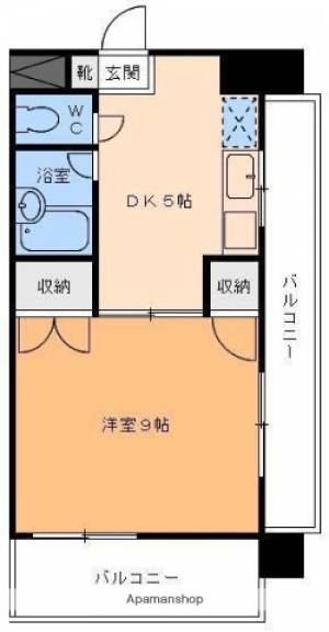 サンシャイン緑町II 717の間取り画像