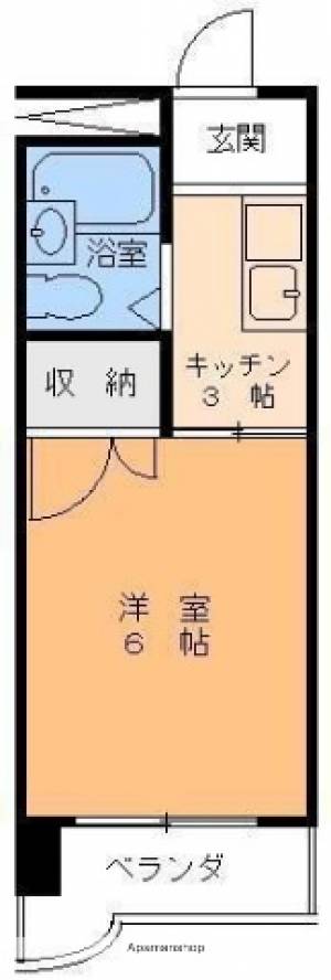 富士コーポラス 406の間取り画像