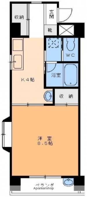 グリーンパレス 302の間取り画像