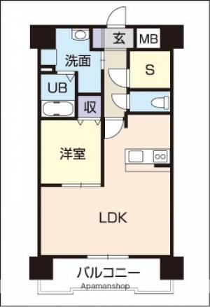 モンテルーチェ千舟町 303の間取り画像