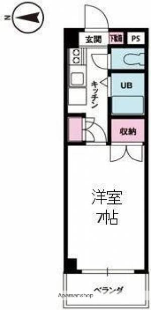 ジョイフル第3今市 206の間取り画像