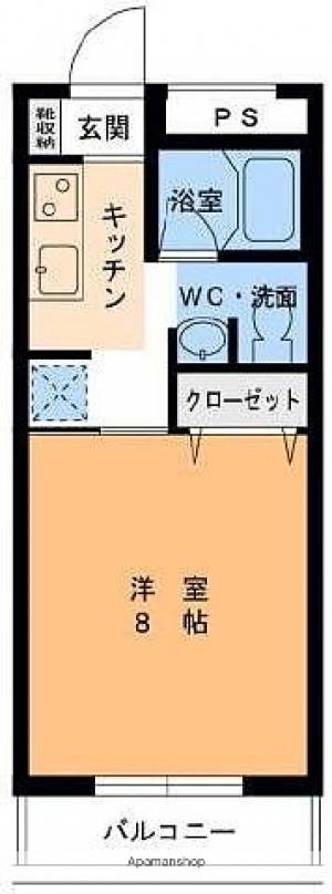 マヌワール道後Ｔａｃｈｉｂａｎａ 103の間取り画像