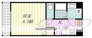 グレイスフル勝山 401の間取り画像