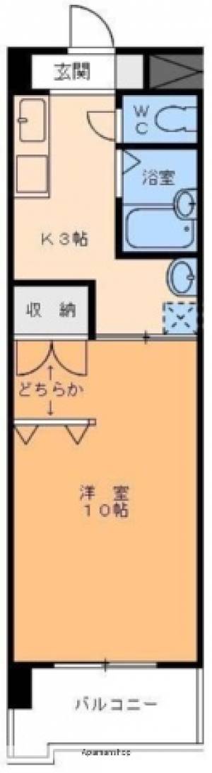 サンループ加藤 505の間取り画像