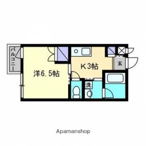 ジャンヌ喜与町 410の間取り画像