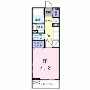 ユニゾンＦ　II 202の間取り画像