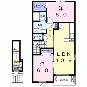 ミルト松前　II 206の間取り画像