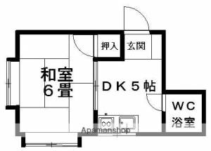 みどり荘 302の間取り画像