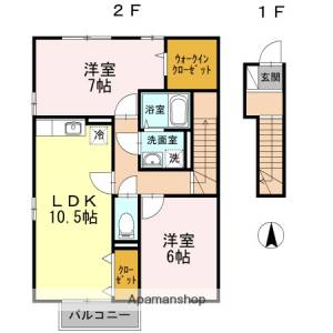 ヴィルヌーブ　Ｍ 205の間取り画像