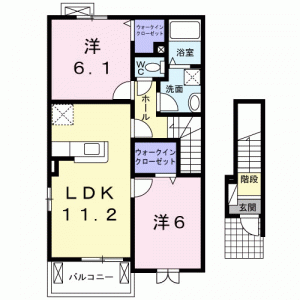 ソルビエント 201の間取り画像