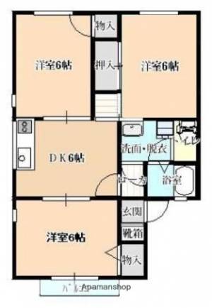 セジュールＭ 102の間取り画像