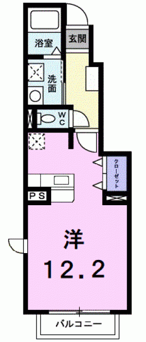 カーサ・アルカンシエルＢ 103の間取り画像